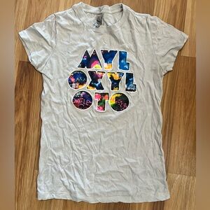 Coldplay 2012 concert T-shirt